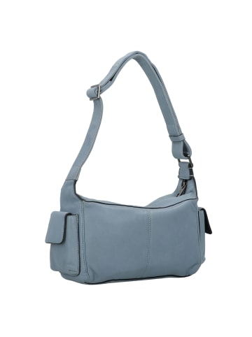 LIEBESKIND BERLIN Lila Schultertasche Leder 33 cm in blue heaven