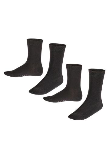 Falke Socken 4er Pack in Schwarz