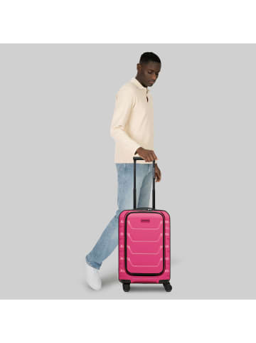 Smartbox Edition 01 4 Rollen Kabinentrolley 55 cm Laptopfach in pink