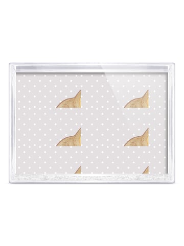 Mr. & Mrs. Panda Bilderrahmen Otter Hände halten ohne Spruch in Grau Pastell