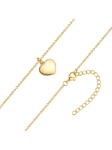 Rafaela Donata Halskette Herz aus Sterling Silber in gelbgold