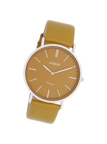 Oozoo Analog-Armbanduhr Oozoo Vintage Series olivgrün groß (ca. 40mm)