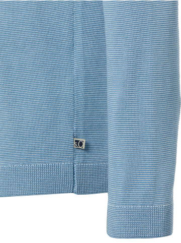 s.Oliver Pullover in hellblau weiß - 0002