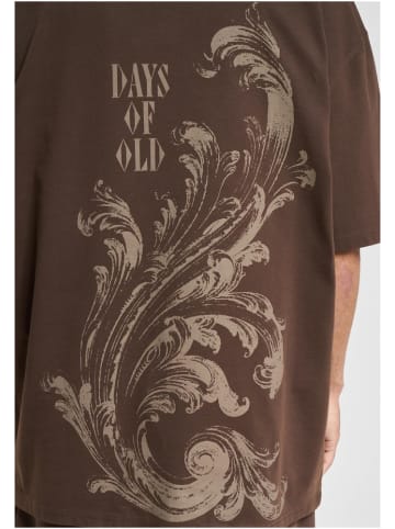 DEF T-Shirt "DEF Flourish T-Shirt" in Braun