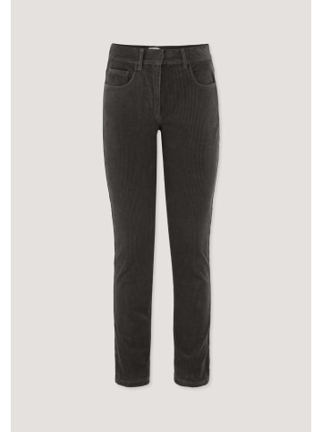 Hessnatur Hose Cord Slim Leg in tannengrün