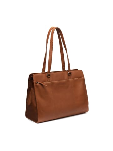 The Chesterfield Brand Fidenza Schultertasche Leder 40 cm Laptopfach in cognac
