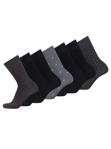 Tom Tailor 7er Pack Basicsocks in Geschenkboxinanthracite