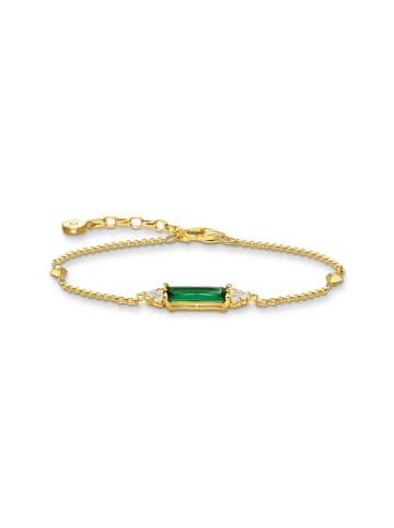 Thomas Sabo Armband in gold, grün, weiß