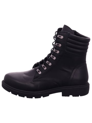 Esgano Damenschnürrstiefel kalt flach  in  Schwarz
