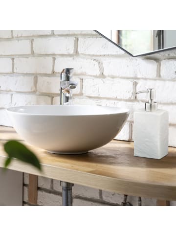 relaxdays 2 x Seifenspender in Weiß - 0,2 l