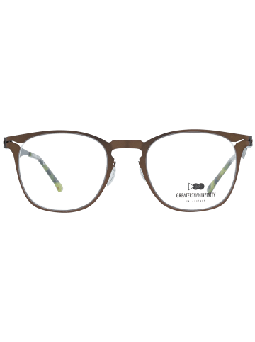 Greater Than Infinity Unisex Optische Fassungen Rund Braun