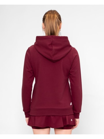 BIDI BADU Protected Leafs Chill Hoody - bordeaux in bordeaux