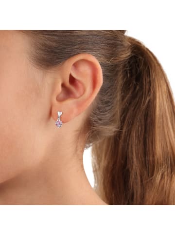 Prinzessin Lillifee Ohrhänger Silber 925, rhodiniert in Rosa