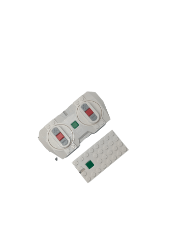 LEGO Powered Up Fernsteuerung + Hub – Bluetooth Steuerung in gray