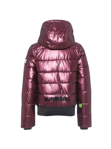 SuperRebel Winterjacke FUNK in metallic bordeaux