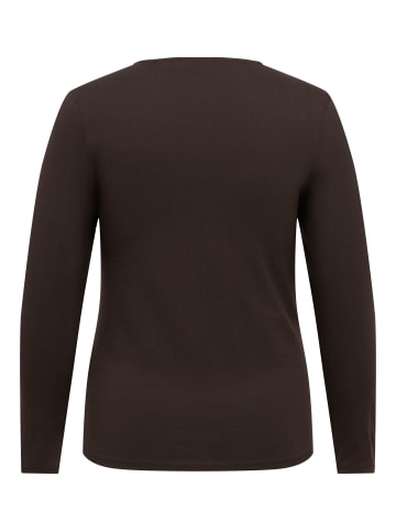 ONLY Carmakoma Bluse in Coffee Bean