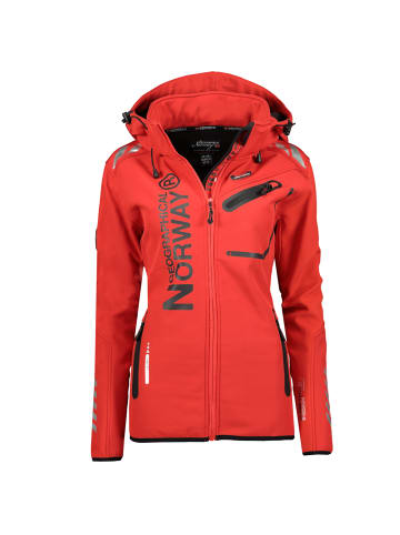 Geographical Norway Softshelljacken in Rot/Schwarz