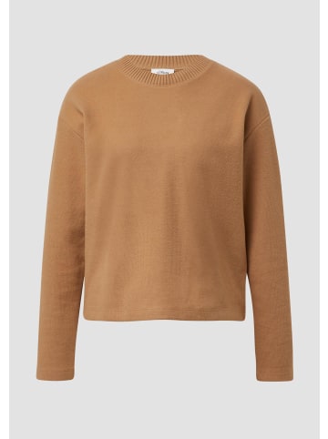 s.Oliver Sweatshirt in 8486_sandstein