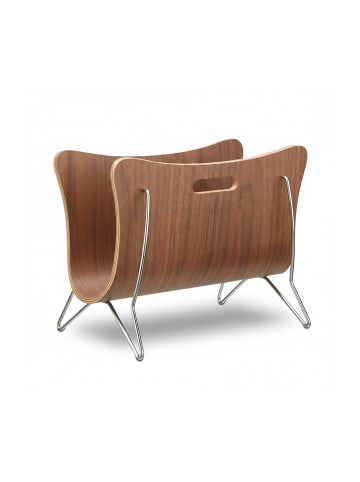 relaxdays Zeitungsständer in Natur - (B)37 cm