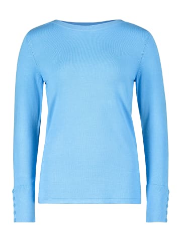 Betty Barclay Feinstrickpullover mit U-Boot-Ausschnitt in Azure Blue