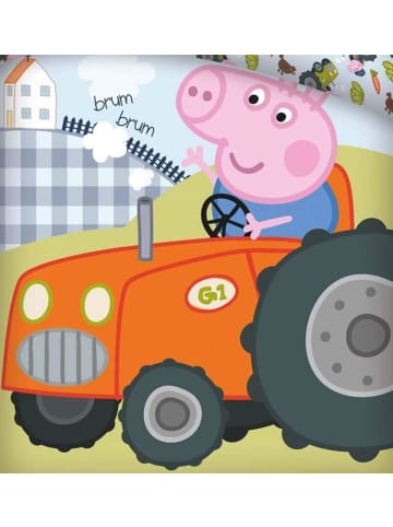Peppa Pig Bettwäsche Peppa Pig Georges Trak. wendbar 100x135cm 100% BW