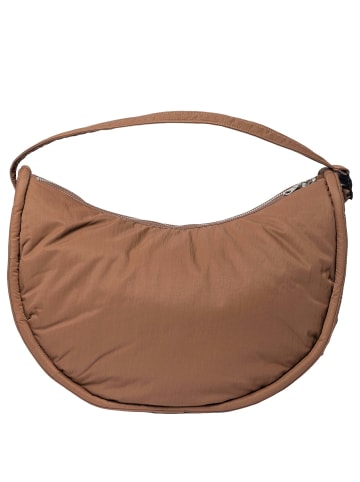 SANDQVIST Curve Half Moon Bag L - Umhängetasche 42 cm (black) in dark taupe