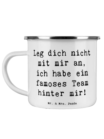 Mr. & Mrs. Panda Haferl Spruch Im Team zuMenschmenarbeiten mit Spruch in Weiß