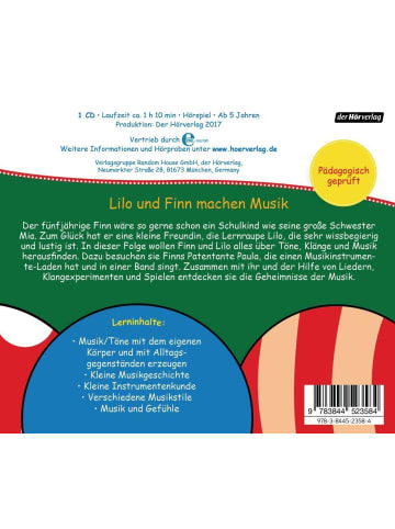 DHV Der Hörverlag Die Vorschul-Lernraupe: Töne, Klänge und Musik