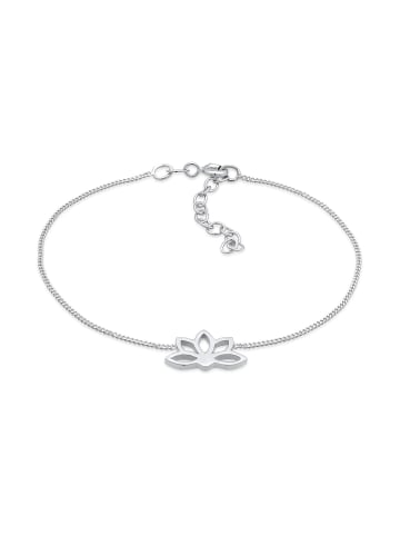 Elli Armband 925 Sterling Silber Lotusblume in Silber