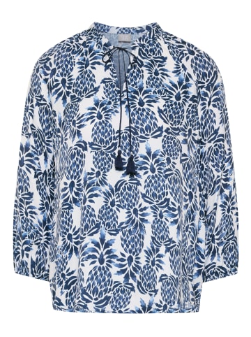 Rabe Bluse in Dunkelblau
