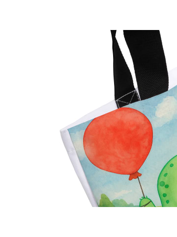 Mr. & Mrs. Panda Reisetasche Schildkröte Luftballon Design mit S... in Weiß