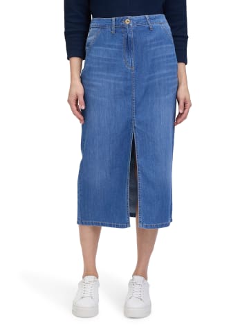 Betty Barclay Jeansrock mit Waschung in Blau