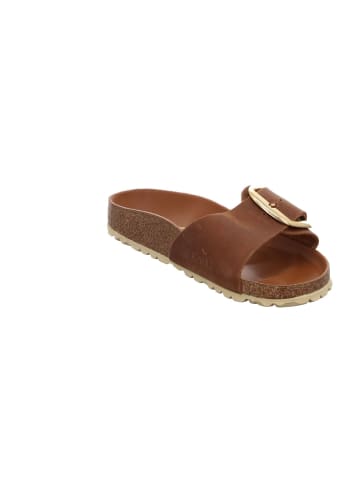 Birkenstock Pantoletten Madrid in Cognac