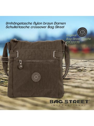 Bag Street Umhängetasche Nylon ca. 26cm breit ca. 27cm hoch