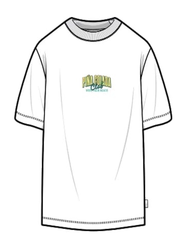 Only&Sons T-Shirt 'Colada Club' in weiß