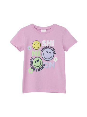 s.Oliver T-Shirt kurzarm in Pink