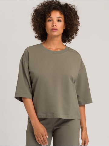 Hanro Sweatshirt Natural Living in antique green