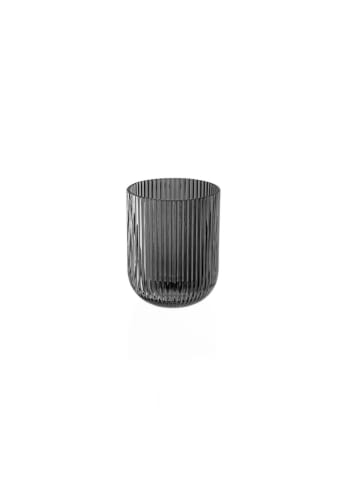 Almina Gläser-Set, 220 ml - Wassergläser im dekorativem Relief-Design - Grau in Grau