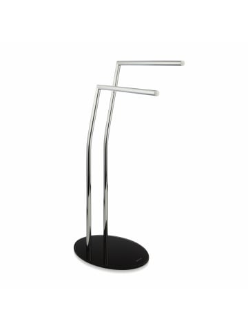 Möve Handtuchhalter Stand in stainless steel/black