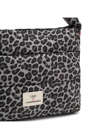 Les Visionnaires Unio Hobo Schultertasche 38 cm leo grey