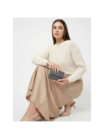 Lazarotti Bologna Leather Geldbörse Leder 12 cm in grey