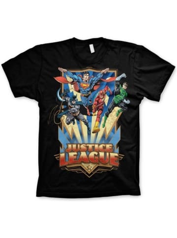 Justice League T-Shirt in Schwarz