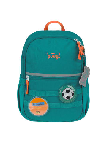 BAAGL Rucksack Buddy in Grün Fußball - 25x35x12cm