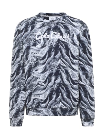 Carlo Colucci Sweatshirt Dotti in Schwarz