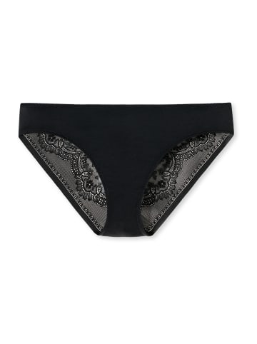 Schiesser Slip Invisible Lace in Schwarz