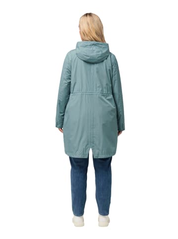 Ulla Popken Parka in eisblau