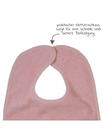 Wörner Riesen-Klettlätzchen 30 x 45 cm - Uni in rosa