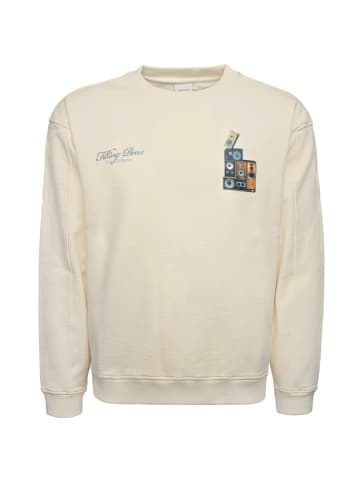 FILLING PIECES Sweatshirt Gramophone Vintage in creme