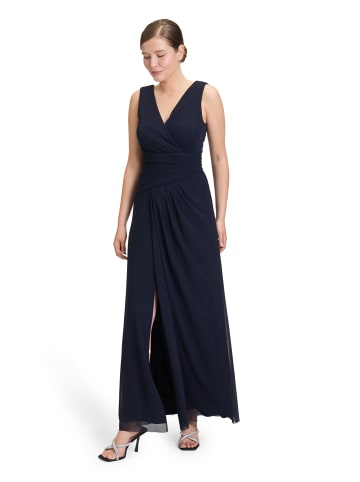 Vera Mont Abendkleid mit V-Ausschnitt in Night Sky