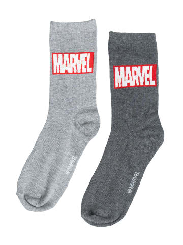 Marvel 5er Pack Marvel Logo Socken Sneaker Strümpfe in Mehrfarbig